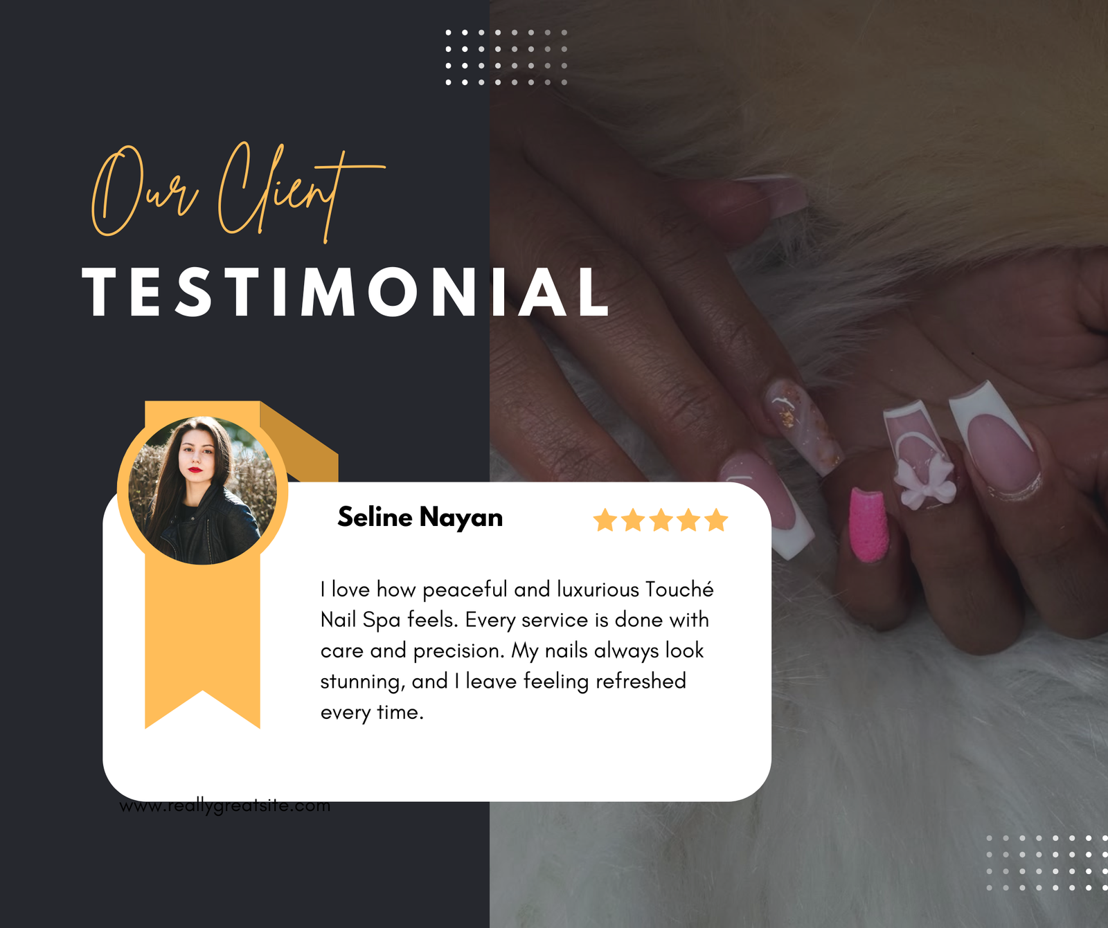 Black and White Modern Dark Testimonial Reviews Facebook Post (3)